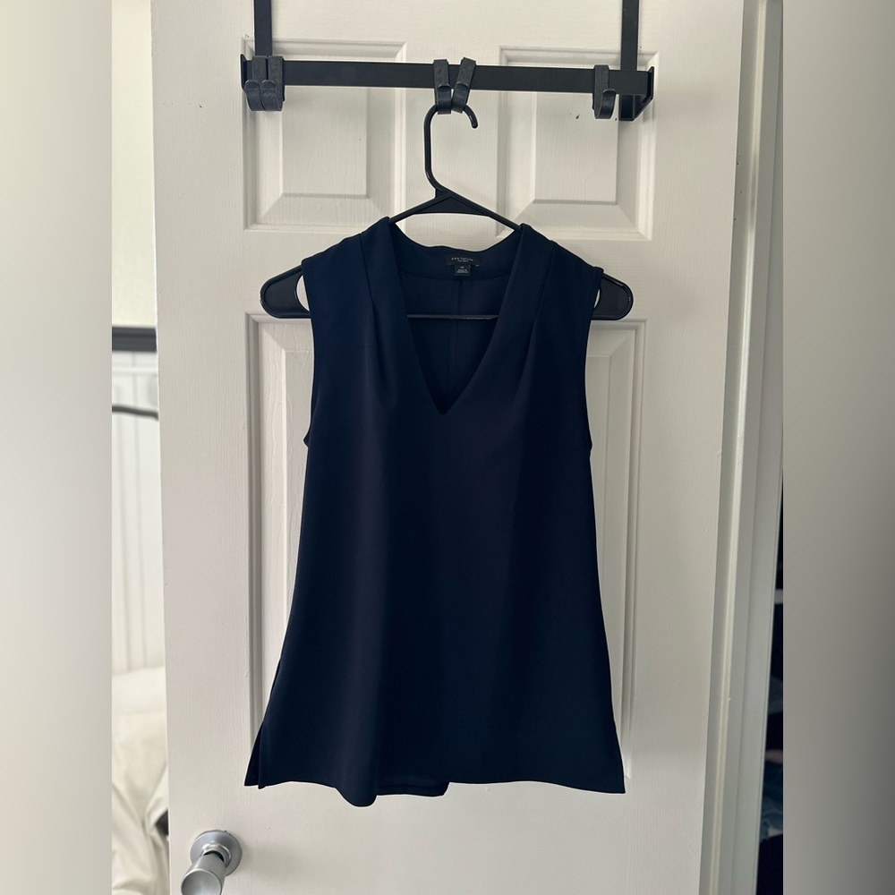 Ann Taylor Factory Sleeveless Work Blouse